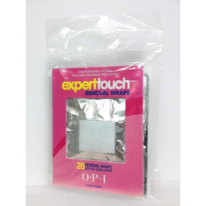 Expert Touch Removal Wraps Lacquer Removal - 20 Wraps