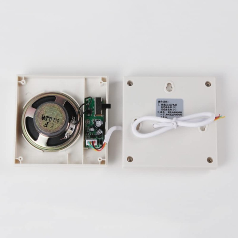 HWMATE DC12V Plastic Wired Doorbell Chime for Access Control System