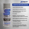 Steel-It 1002D Polyurethane Aerosol, Industrial Paint Coatings, Weldable, Easy to