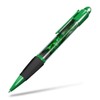 1x Green Ballpoint Pen (Photo Insert) - Green Emerald Stone
