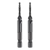sourcing map 2pcs Combination Drill and Tap Bits Metric M3