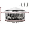 Ankuce Cone Top Chimney Cap 8 Inch, RoundChimney Cover Cap