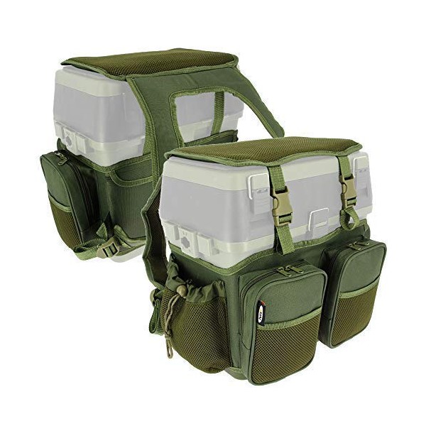 DNA NGT Carp Coarse Fishing 600D Seat Tackle Box Canvas