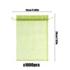 Fruit Protection Bags, Green Mesh Netting Bag, Drawstring Reusable 6X8Inch