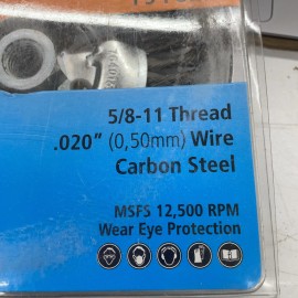 PFERD 764015 6" PSF Stringer Bead Knot Wheel 020 CS Wire 5/8-11 48 Knots  S5