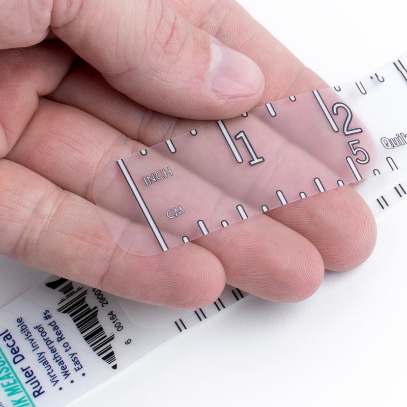 Quik Measure Pro 40" / 100cm Ruler Sticker | Dual-Scale