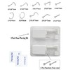 SLVIEKAE Nose Piercing Kit Disposable Nose Piercing Gun Kit with