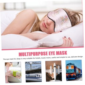 Minkissy Cooling Therapy Weighted Eye Mask Decorative Sleep Mask for Travel Home Use Soft Comfortable Eye Cover for Sleeping for Cold Warm Compress Therapy