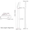 Guitar Neck 22 Fret Rosewood Maple Fingerboard Replacement Electric Guitars
