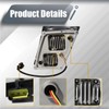 Unitedlu Led Fog Lights lamps Pair Set Compatible with Volvo