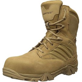Bates Men's GX-8 Side Zip Dryguard Composite Toe Military and Tactical Boot, Coyote, 5