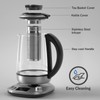 Mecity Electric Tea Kettle with Removable Infuser, 9 Preset Brewing