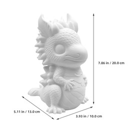 IMIKEYA White Piggy Bank to Paint - Paint Your Own Piggy Bank DIY Paintable Saving Pot Bank Money Pot for Kids Birthday Party DIY Craft Supplies