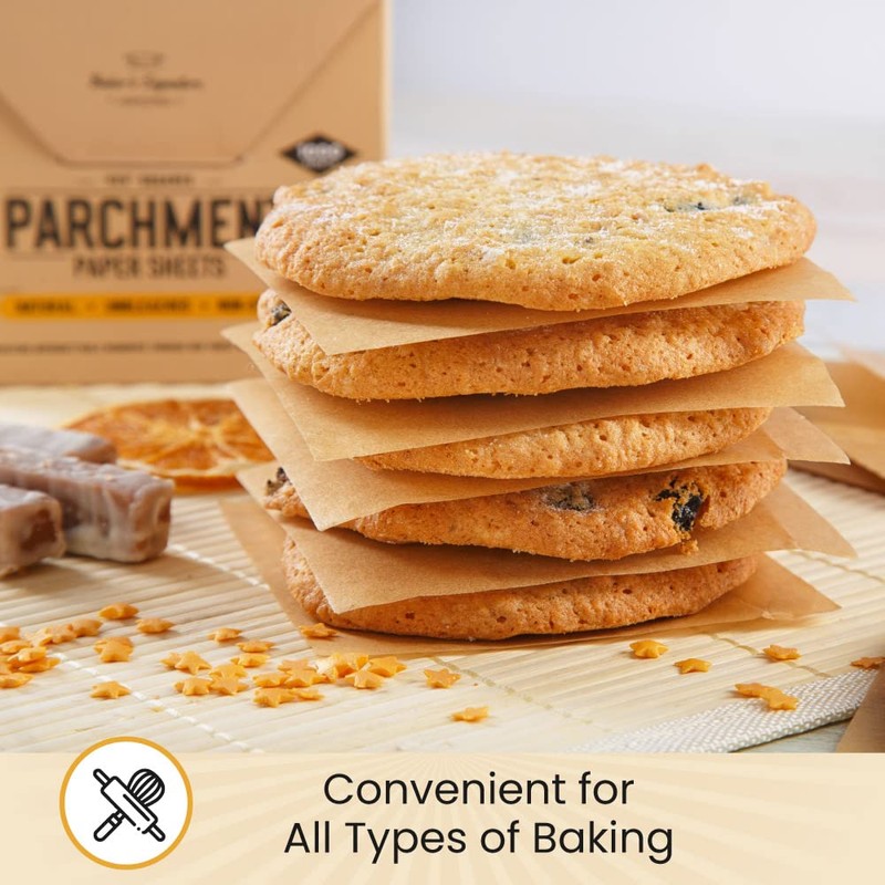 Hamburger Patty Paper Squares 5"x5", 300Pcs Parchment Paper Sheets |