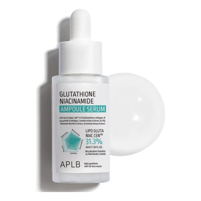 Suero Facial Aplb Glutatión Niacinamida Antioxidante Noche Piel Sensible 40ml
