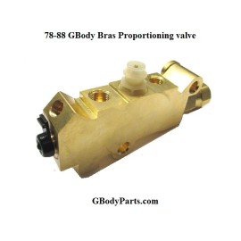 Gbodyparts 1978-87 Grand National Turbo T-type Regal We-4 Brass BRAKE PROPORTIONING VALVE