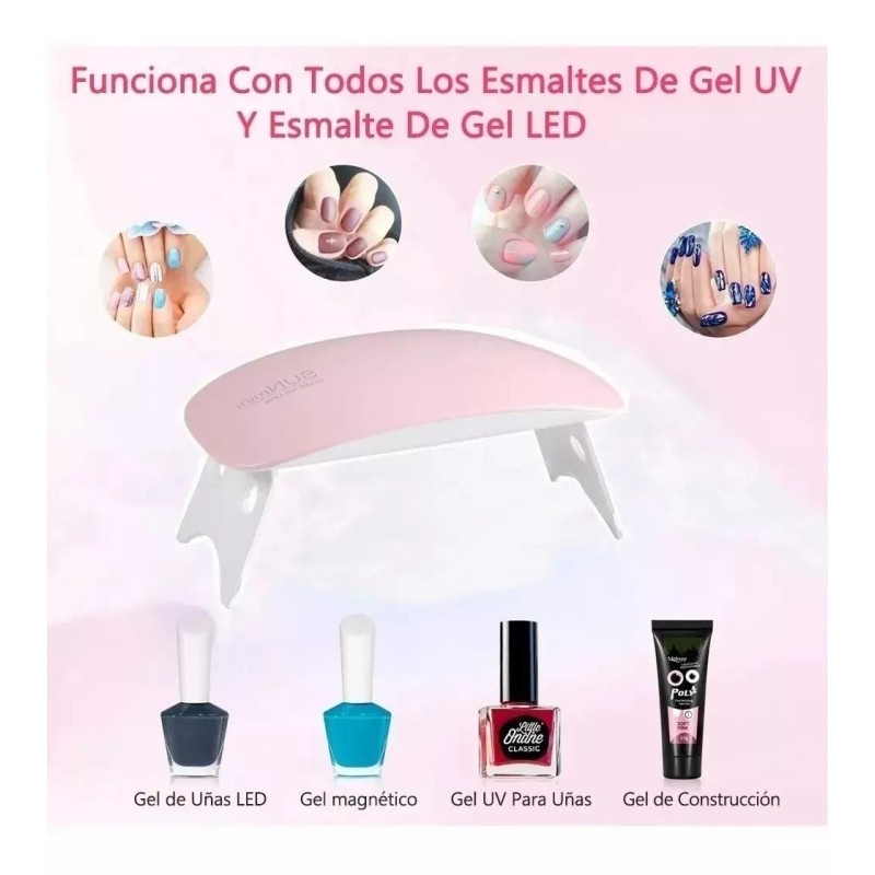 Total Supplier Lámpara Secadora De Uñas Uv Led Sun Mini