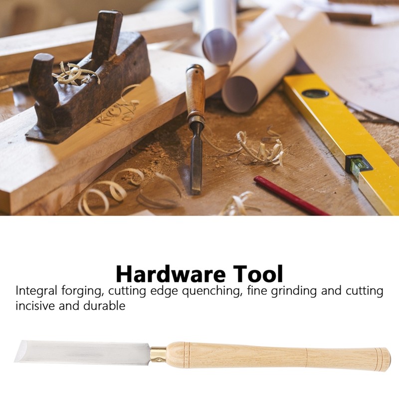 Wood Turning Tool HSS Blade Hardwood Handle Woodworking Lathe Chisel