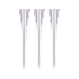 IZZO Golf Plastic Golf Tees, 1.5 Inch, White (Pack of 100)