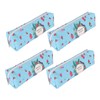 4pcs Crochet Hook Case Waterproof 600D Oxford Fabric Knitting Needle