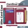 VOLAN Anti-Skimming Card Case, Thin, RFID Protection, Slim, Lightweight, 8