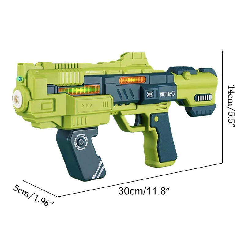 Electric Bubble Machine Gun for Kids Summer Soap Water Bubble