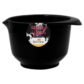 Birkmann Colour Bowls, Mixing and Serving Bowl, 1.0 Litre, Scratch-Resistant, Stable, Sustainable, Black