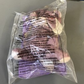 McDonald's  Ty BEANIE BABY Springy The Lavender Bunny #17 TAG ERRORS HAPPY MEAL TOY