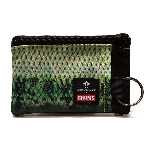 Chums Surfshort Wallet (Aqua Flauge Large Mouth Bass), Aque Flauge