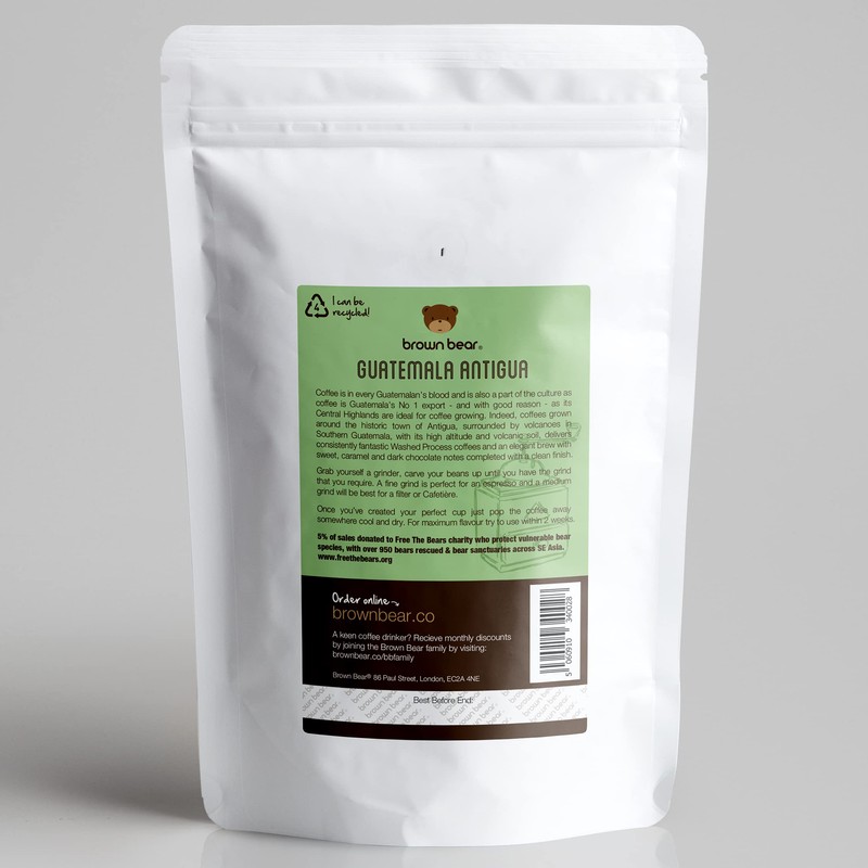Guatemala Antigua Coffee Beans 227g - Medium Roast - Strength
