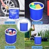 Collapsible Bucket with Storage Case,13L Durable Pop Up Water Bucket