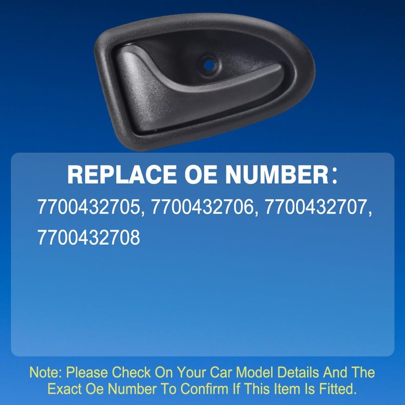TOTMOX Car Inner Door Handle, Door Pull Handle Auto Interior
