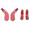 Controller Paddles, 4 Pieces Red Metal Stainless Steel Paddles Hair