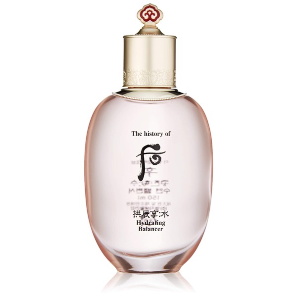 The History of Whoo Gongjinhyang Soo Vital Hydrating Balancer | Excellent Hydrating Effect with Refreshing Sensation | Reconstruct Skin Moisturizing Barrier, Instant Cooling Effect, 150ml