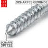 LUN FIX Hexagon Wood Screws 6 x 80 mm Pack