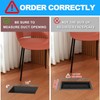 3 Pack 4x10 Flush Mount Floor Register – Heavy-Duty Matte