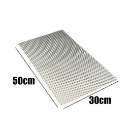 Embossed Aluminum Heat Shield 12'' x 20'' High Temperature Thermal Barrier Exhaust Electrical For Cars/Turbo Manifold
