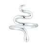 Elli Women's Snake Ring Loop Statement in 925 Sterling Silver,