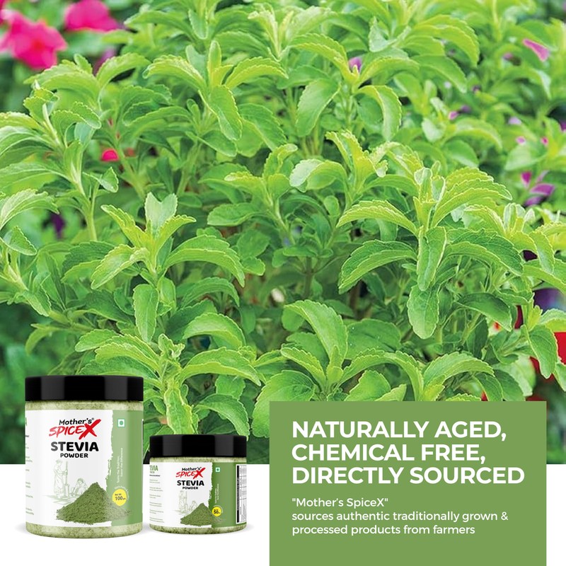 Stevia Powder | 100% Natural Zero Calorie Sweetener | Plant