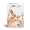 Postcard Prints - Mother's Day Card with Cute Rabbit Illustration