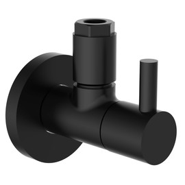 KIRCHHOFF Design Universal Angle Valve with Quick Release Angle Control Valve for Cold and Hot Water Pipes, 98166120, Black