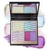 Chameleon Holographic Glitter Eyeshadow Palette, Duochrome Shimmer Color Shift Eye