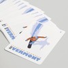 Lantern Press Stylized Snowboarder, Stratton Mountain, Vermont (52 Playing Cards,