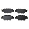 TRQ Rear Brake Pads Ceramic Compatible with 2016-2021 Mazda CX-9