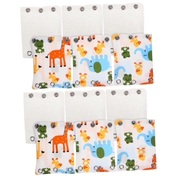 Beavorty 12pcs Cotton Bodysuit Extenders Double-layer Comfortable Snap Extenders for