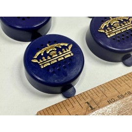 Corona 10 Corona Salt Pepper Shaker Caps Lids for Corona / Coronita Bottles Gold Crown
