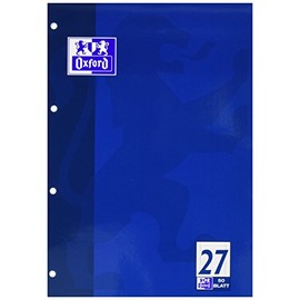 Professional High School Notepad A4 Lined 27 with Double Edge Ruled 50 Sheet