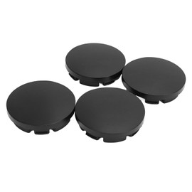 Pomya Tapa Central de Rueda 56mm Universal para la Mayoría de los Vehículos,Cubierta de Tapacubos de Centro de Rueda, Tapacubos de Centro de Rueda Coche,Tapa de Cubo de Llanta Negra 4PCS