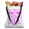 GENIUS written in elements of the Periodic Table Tote Bag