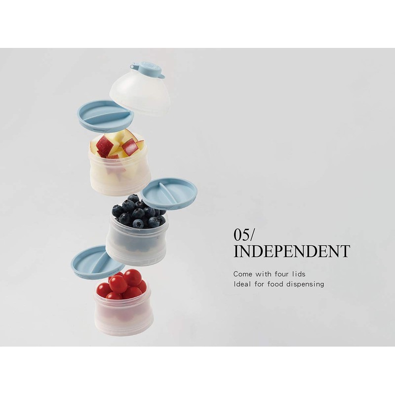 Simba Twist-Lock Stackable Milk Powder Formula Dispenser and Snack Storage